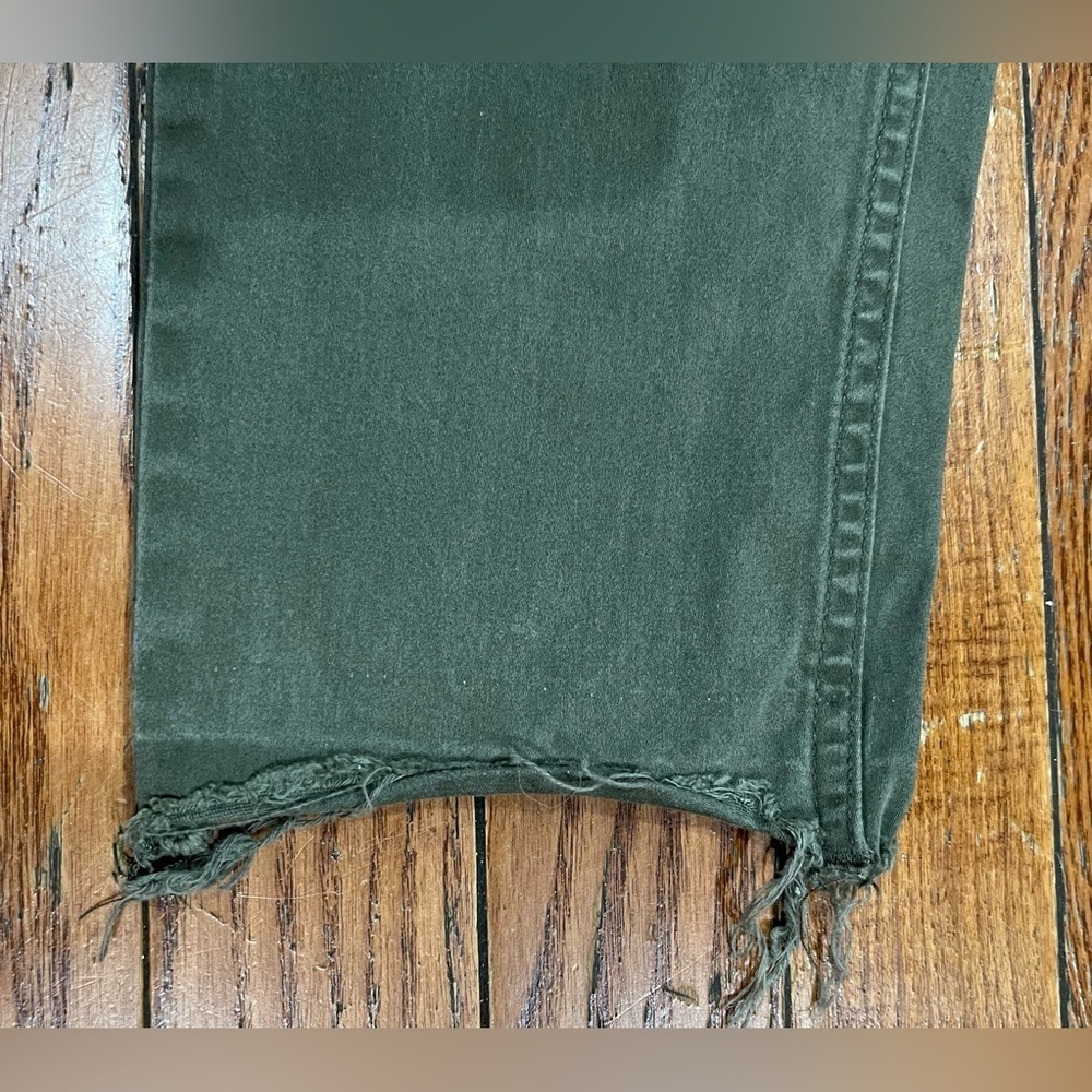 a.n.a Women's Olive Cargo Jeans - Picture 10 of 12